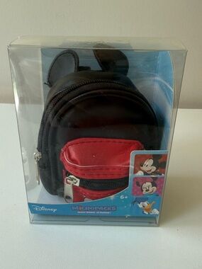 Disney Black and Red Mickey Micropack Kids Backpack